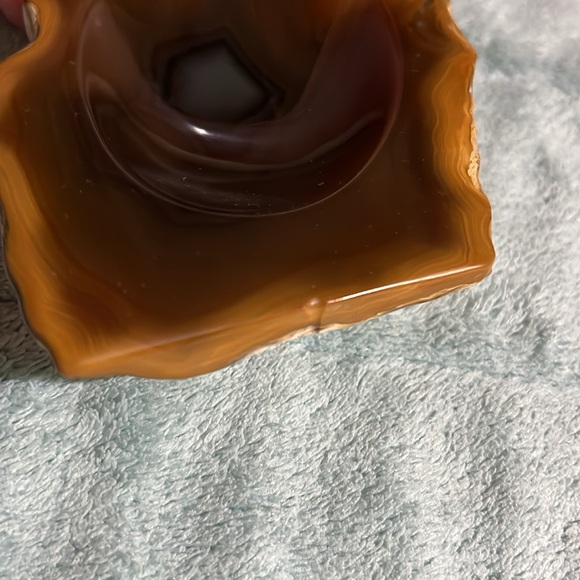 Vintage Agate ashtray/ trinket dish - Picture 6 of 8